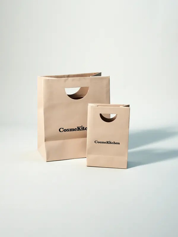 Colored Washed Kraft Paper Bags