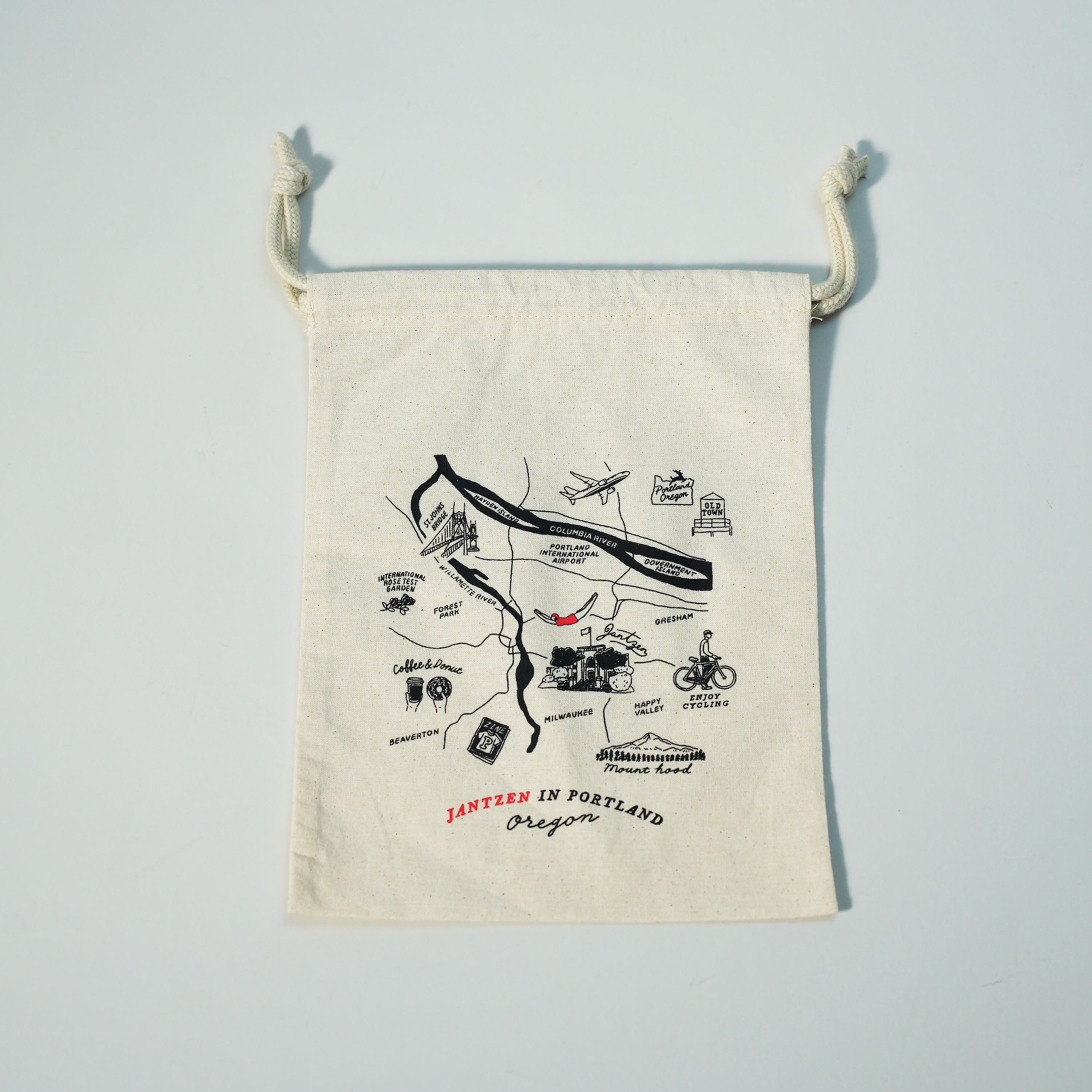 Drawstring Pouch Grocery Linen Bag